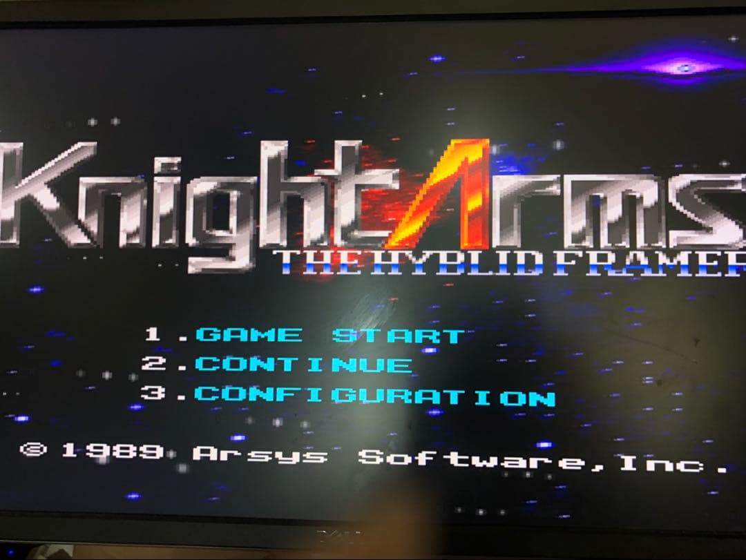 極美品！完品！！ナイトアームズ　x68000