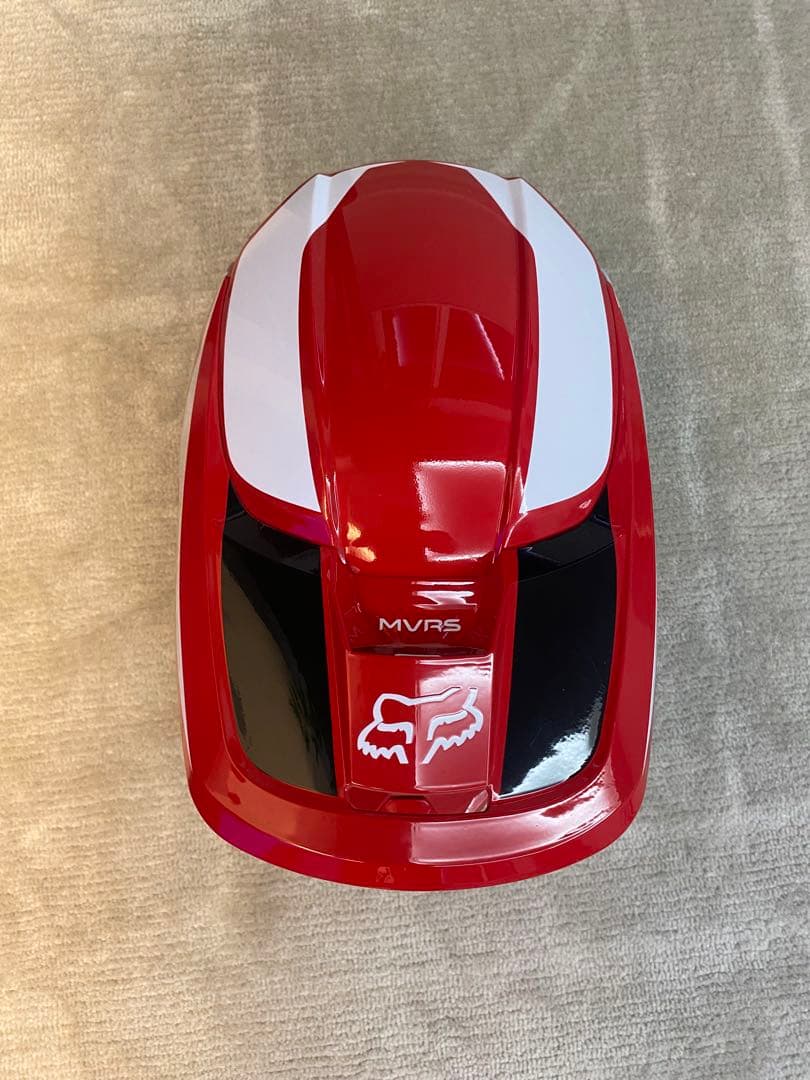 FOX V1 ヘルメット レッド/ホワイト