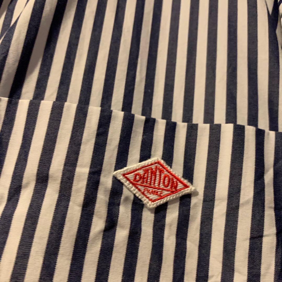 ダントン　ストライプシャツワンピース