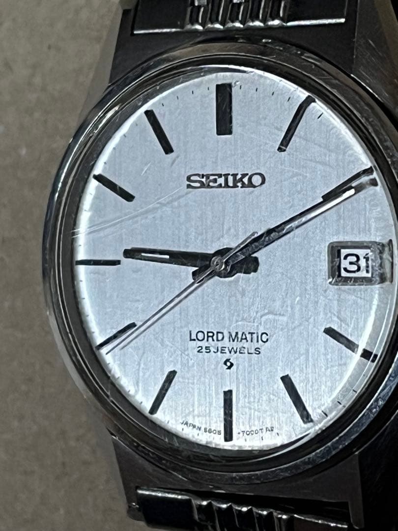 本日限定価格　56ロードマチック　5605-7020 純正金属ベルト付き　稼動品