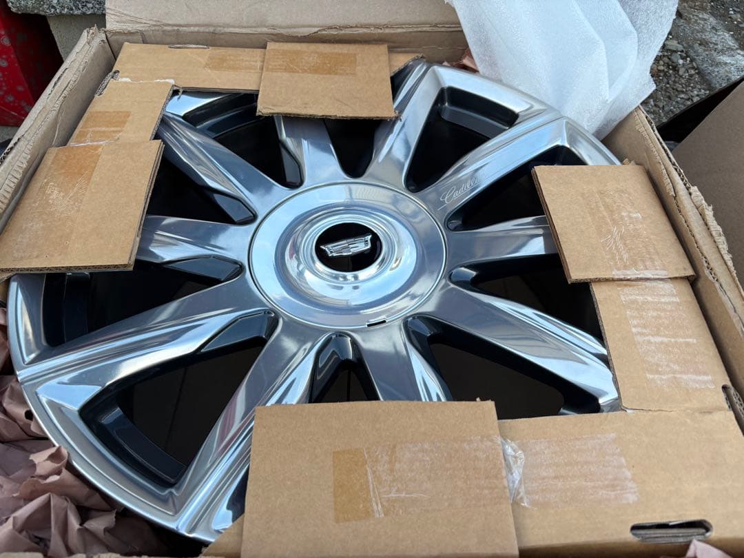 キャデラック エスカレード プラチナム 純正 22インチ アルミホイール 4本