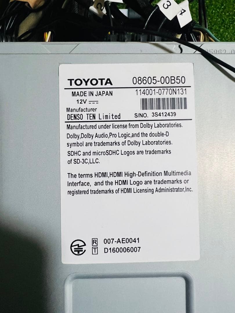 TOYOTA カーナビ タッチスクリーン NSZT-W68T 2022年地図