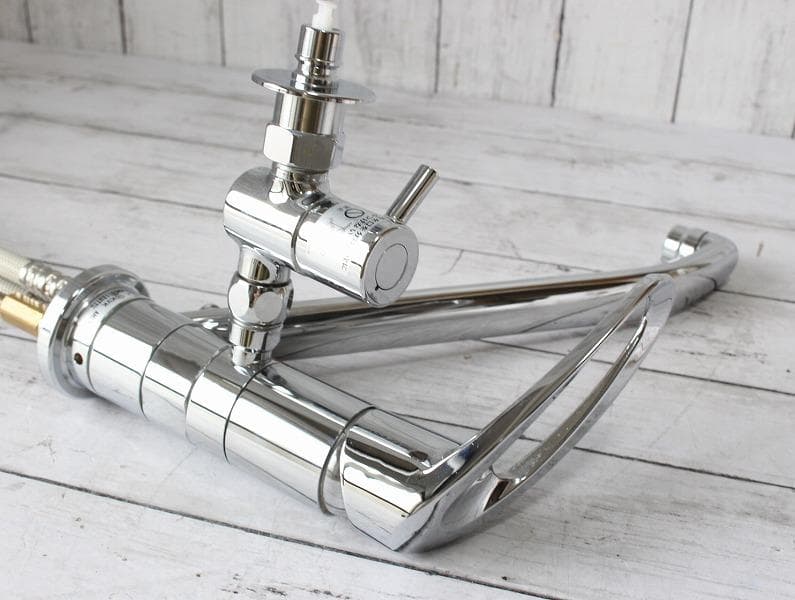 KVK 取付穴兼用型・シングル混合栓 KM5011ZUTTU