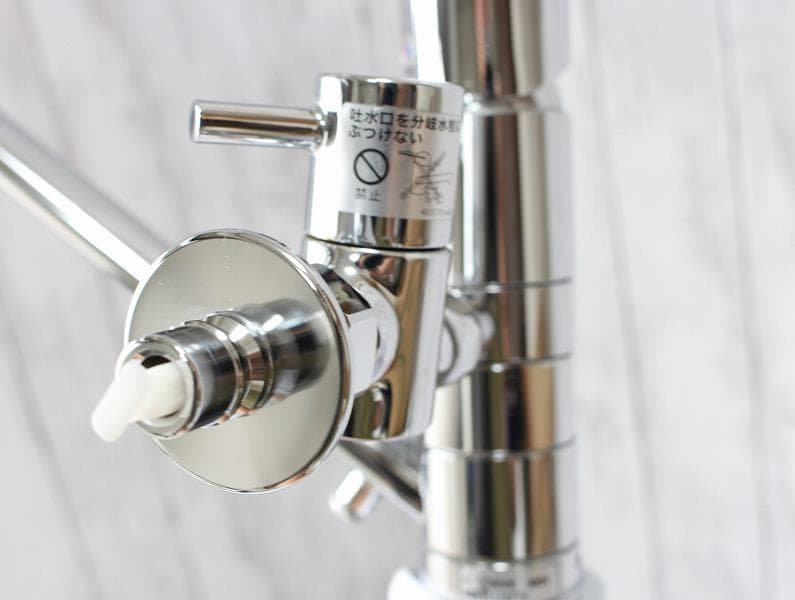 KVK 取付穴兼用型・シングル混合栓 KM5011ZUTTU