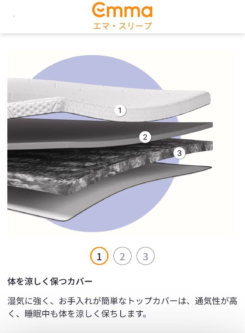 【アウトレット】エマスリープ 敷布団 プレミアム　三つ折り シングル　✨美品✨