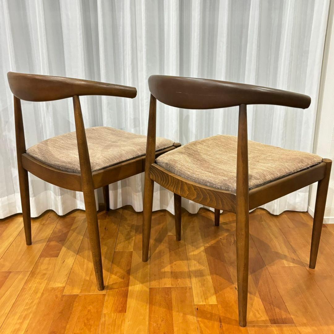 【希少ブラウン✨】ニトリ NコレクションC-01D ダイニングチェア2脚