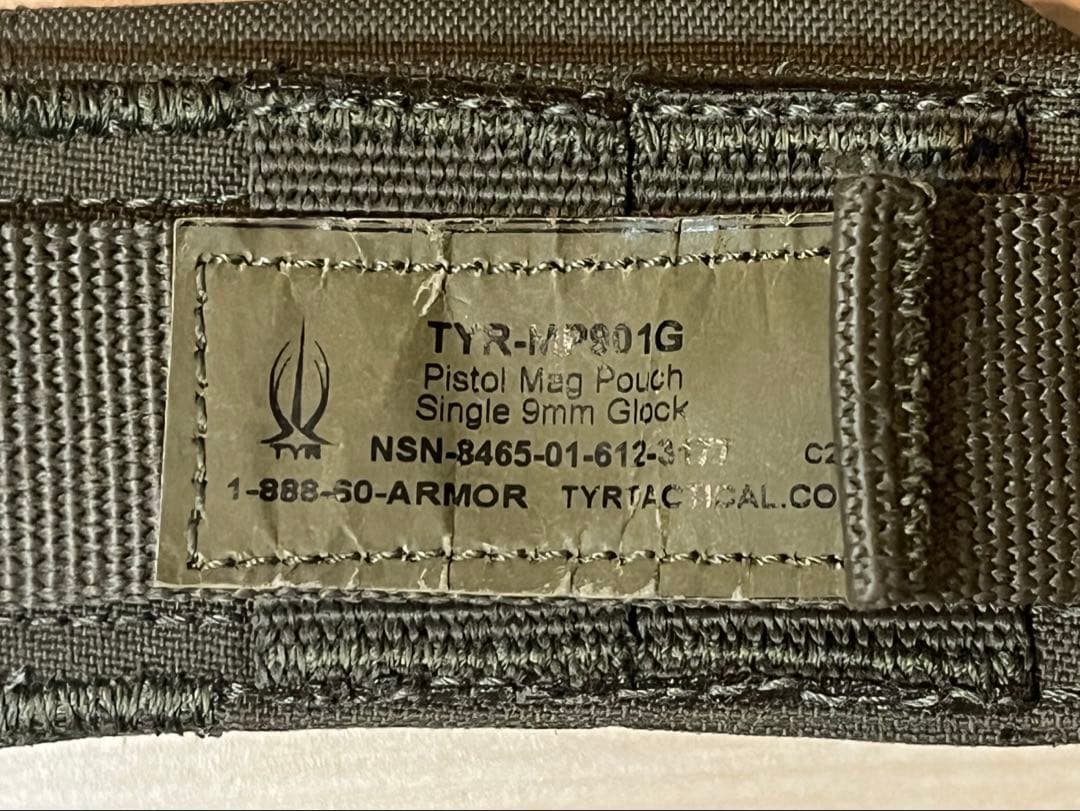 TYR Mag Pouch 9mm RG マグポーチ