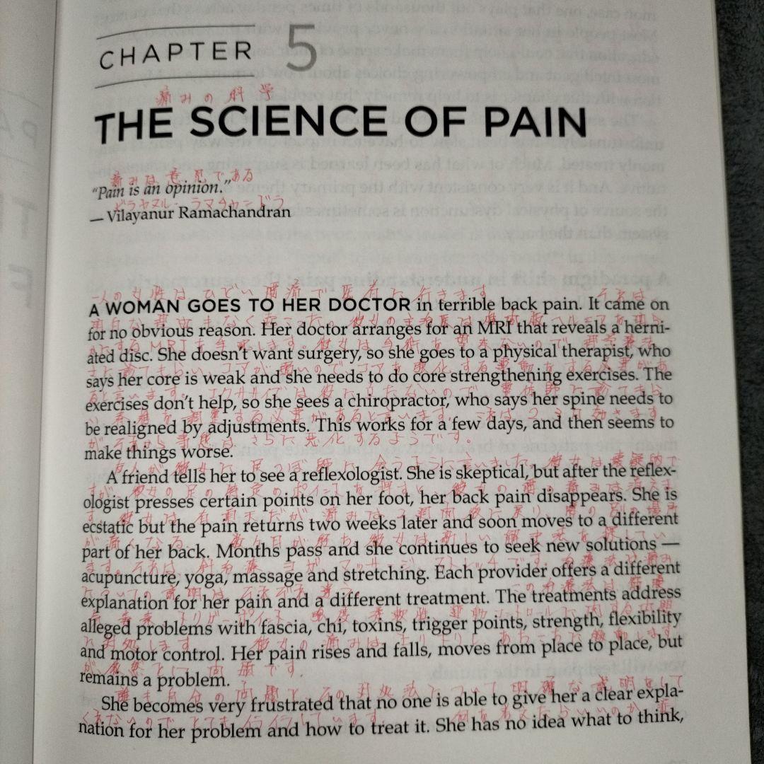 トリガーポイント　痛みからの脱却へのガイド　翻訳書込み洋書