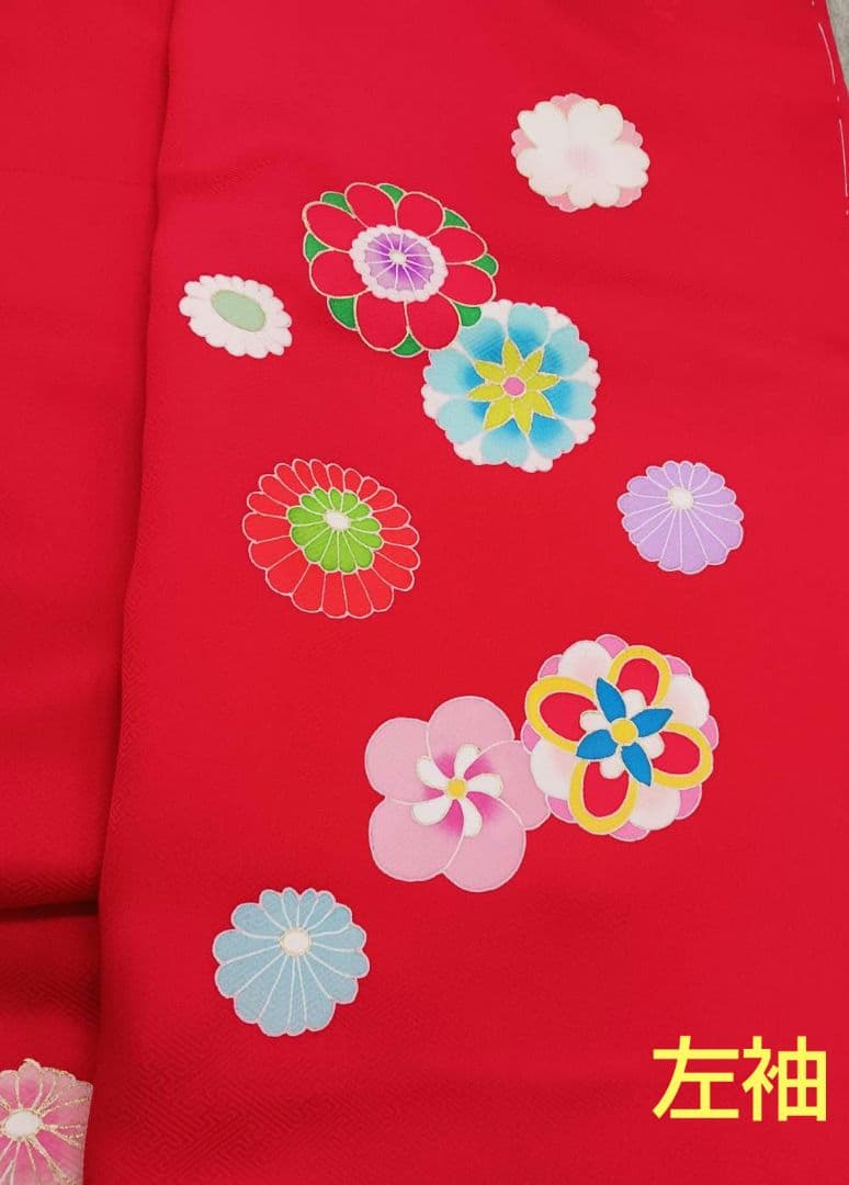 ★特価セール★七歳お祝い着物 本裁ち 四つ身 正絹