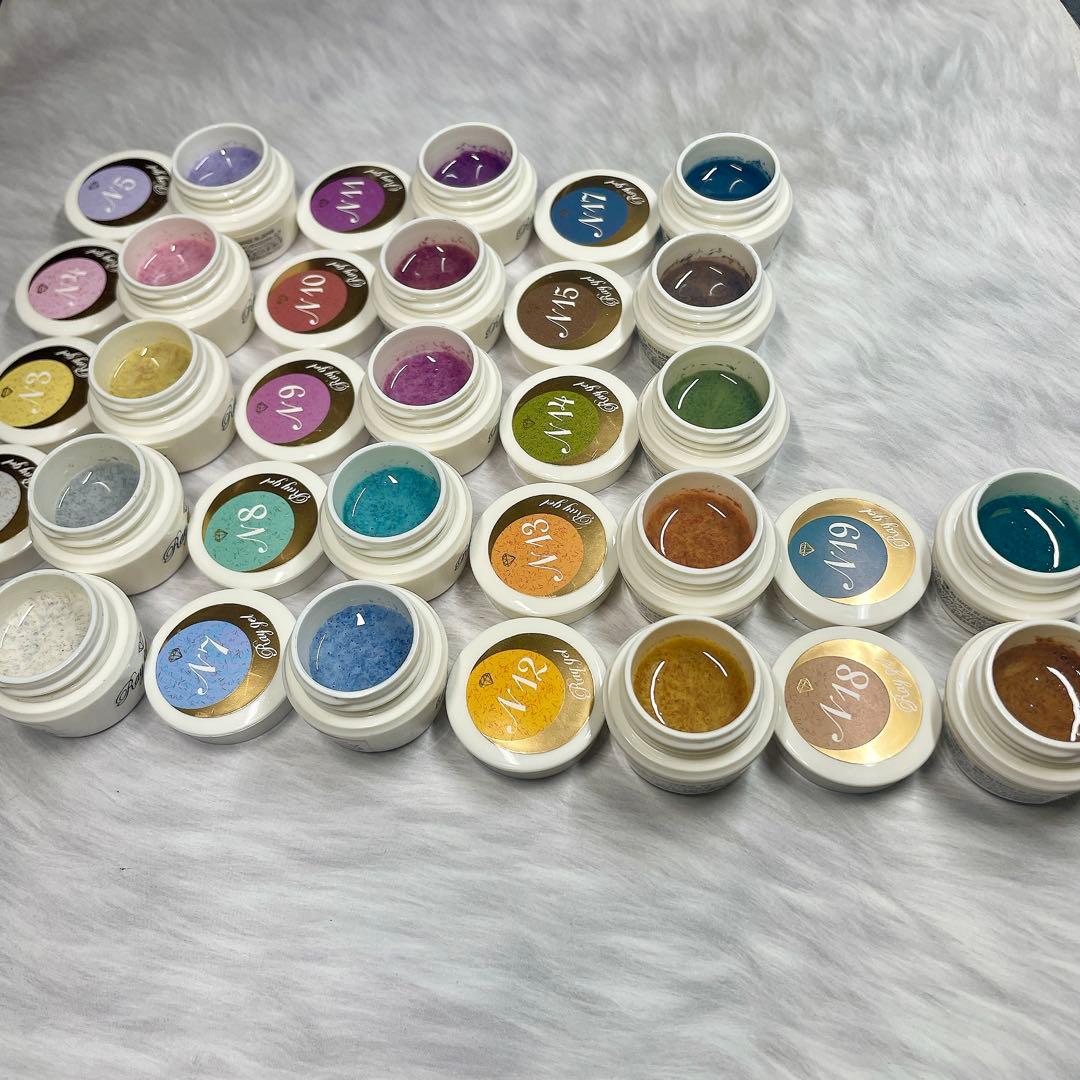 Raygel ニットベール　ニットジェル17色セット　カラージェル　　46