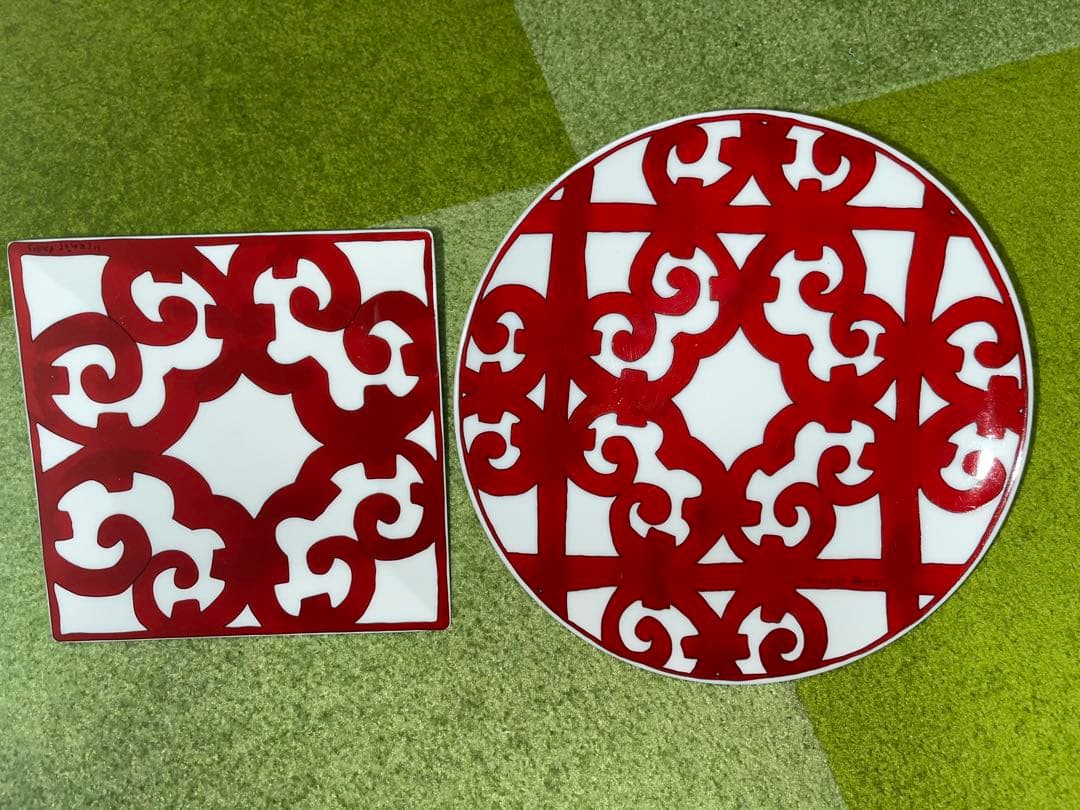 HERMES エルメス ガダルキヴィール プレート　15cm,21cm セット