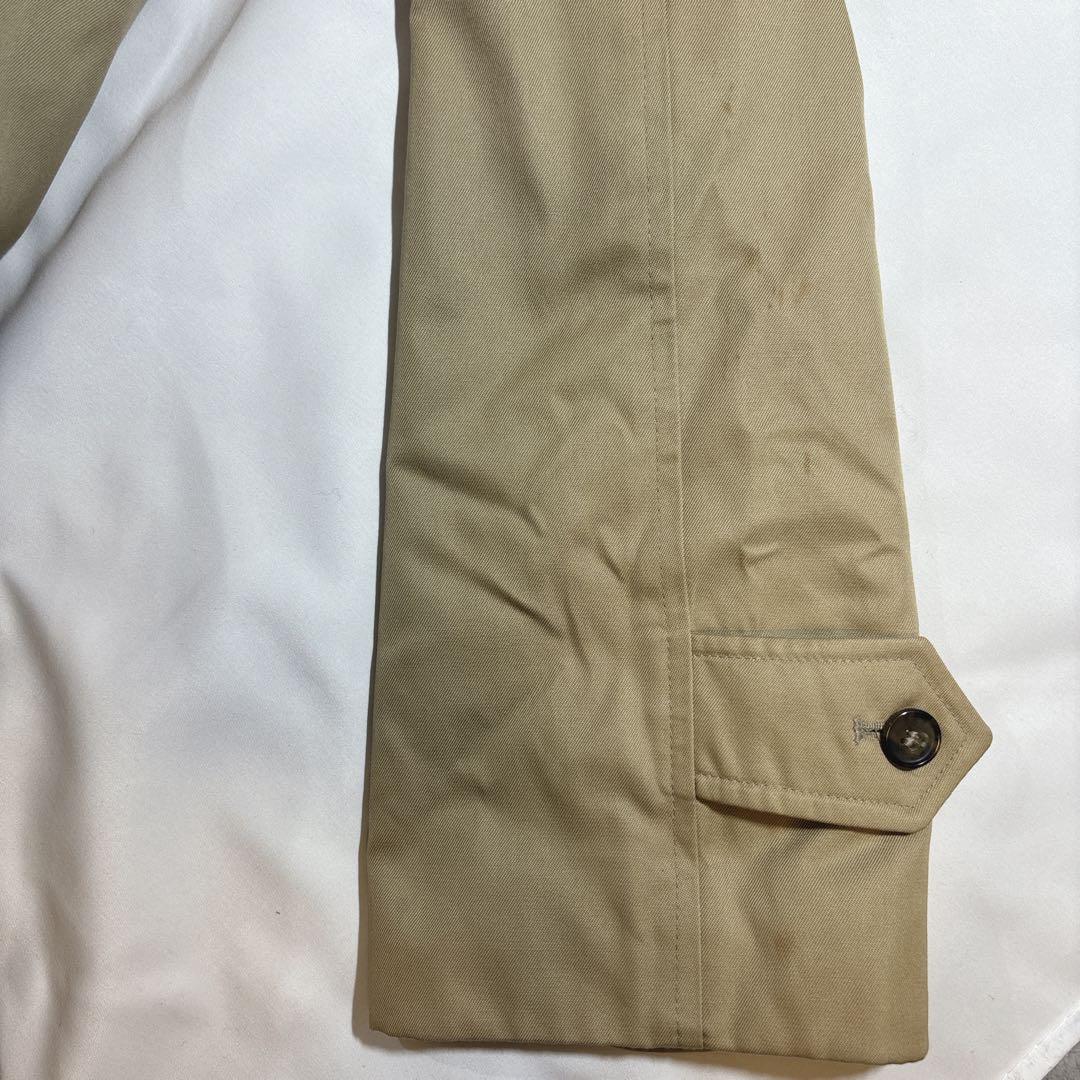 【美品】 バーバリーロンドン ステンカラーコート ライナー ハニーベージュ 40