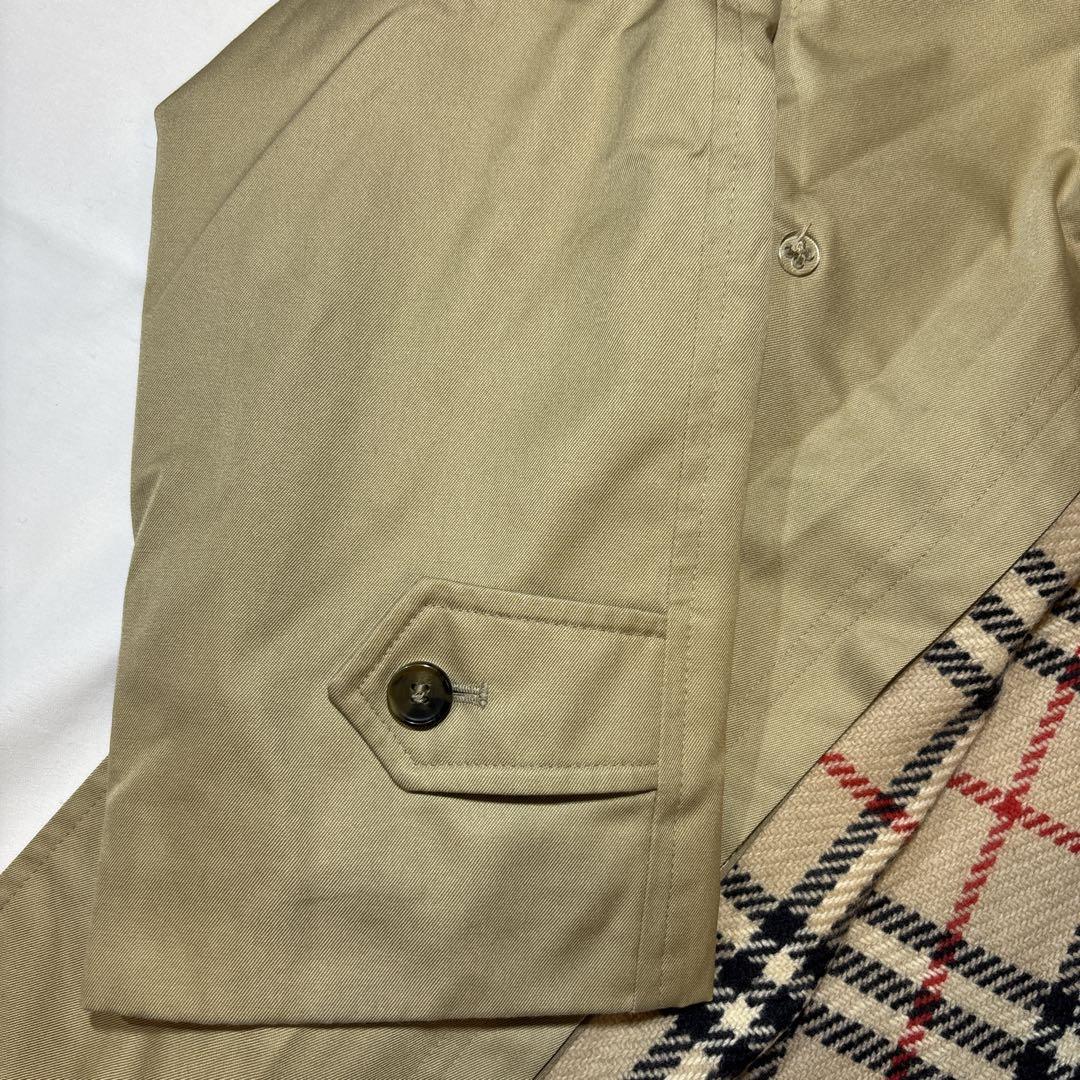 【美品】 バーバリーロンドン ステンカラーコート ライナー ハニーベージュ 40