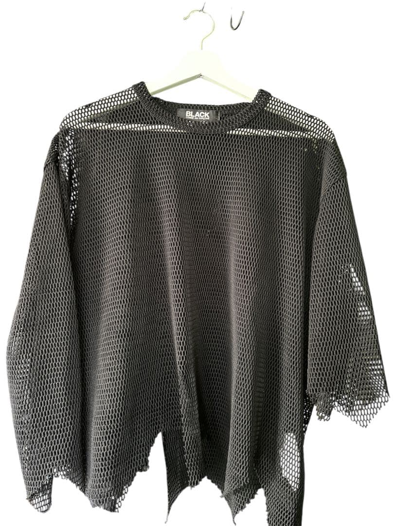 美品BLACK COMME des GARCONS メッシュTシャツ 21SS