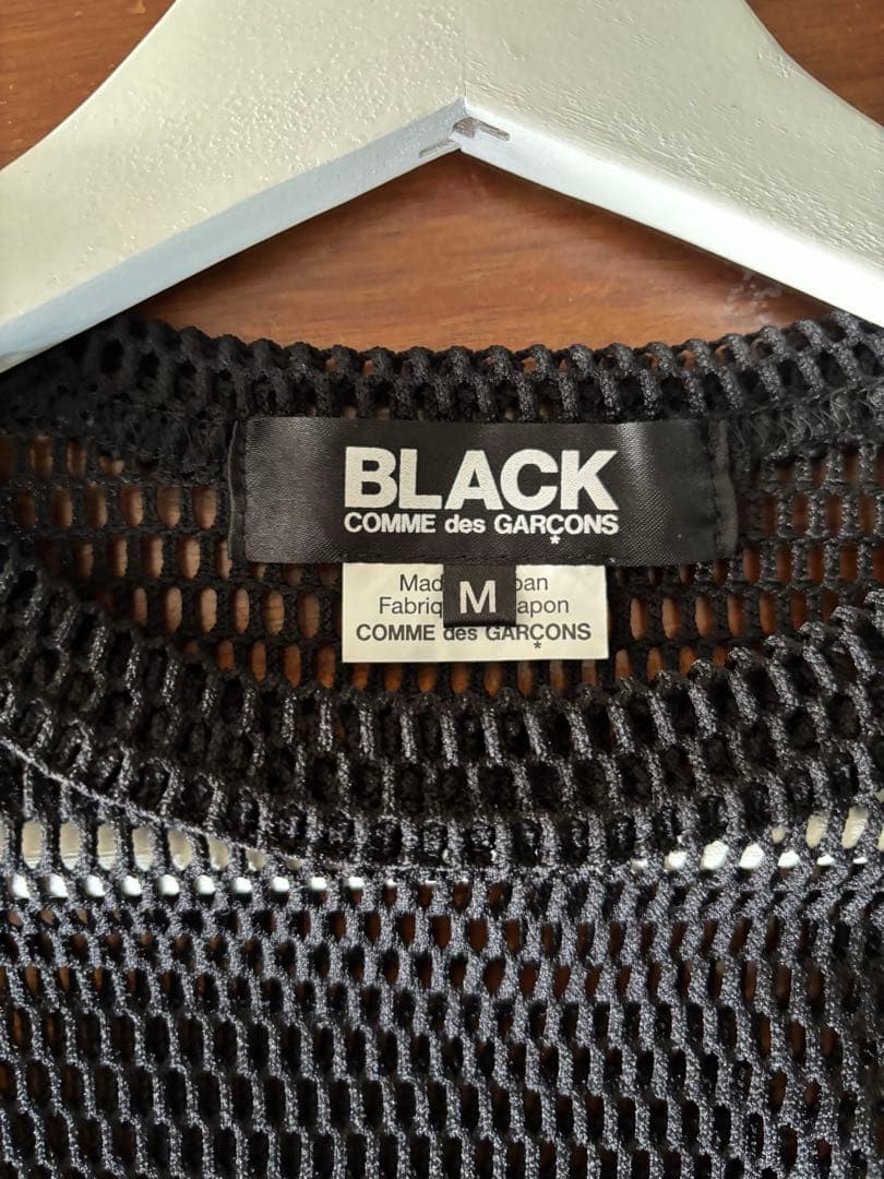 美品BLACK COMME des GARCONS メッシュTシャツ 21SS
