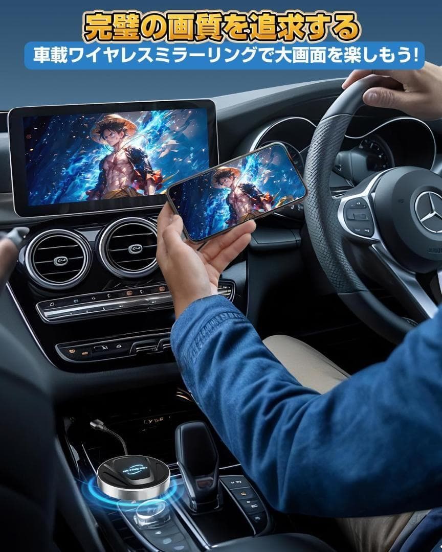 よ*ー様 HEYINCAR+ CarPlay AI Box Android 13