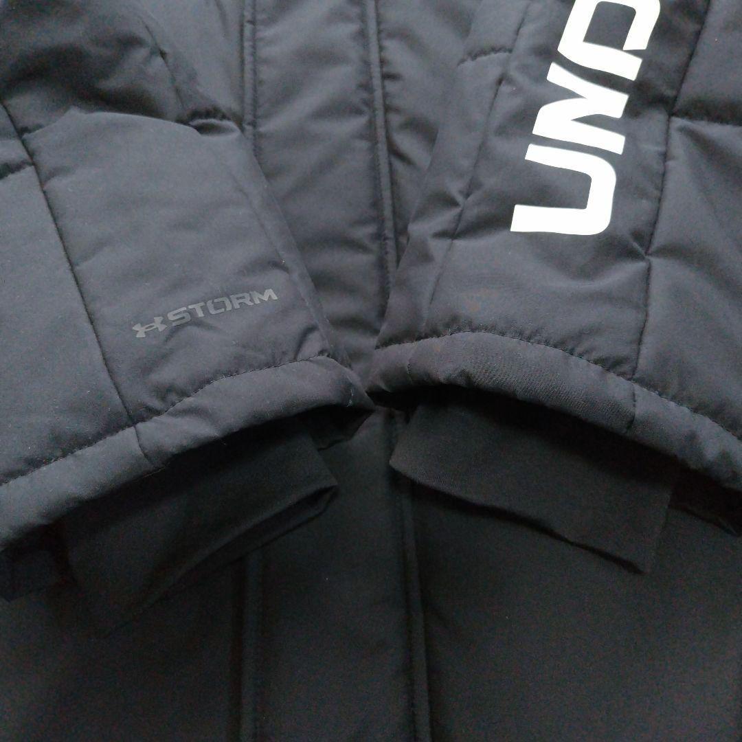 アンダーアーマー ベンチコート ロングコート 大きいサイズ 2XL ブラック 黒