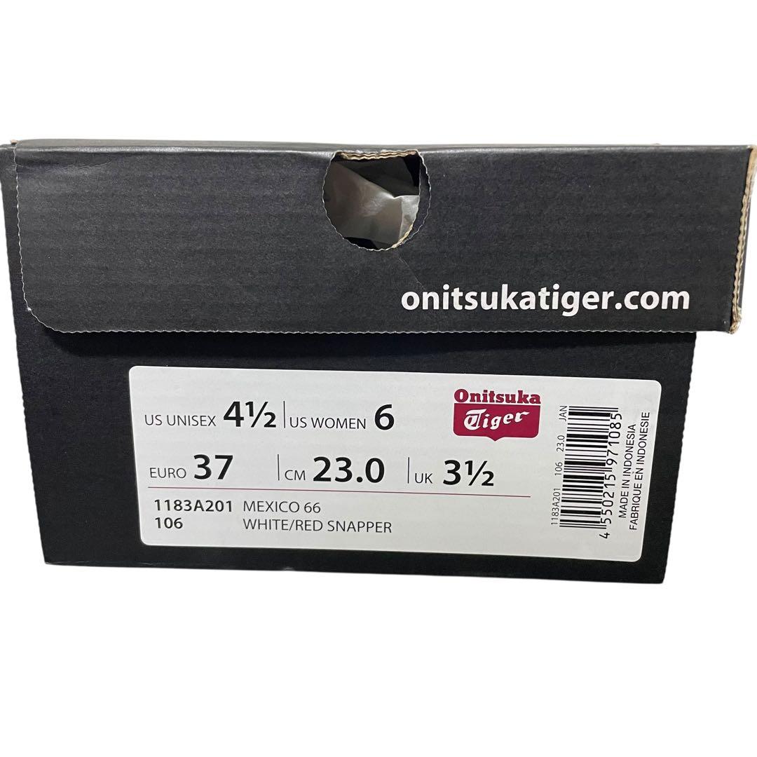 みな 様　新品 オニツカタイガー スニーカー メキシコ66 ホワイト 23センチ