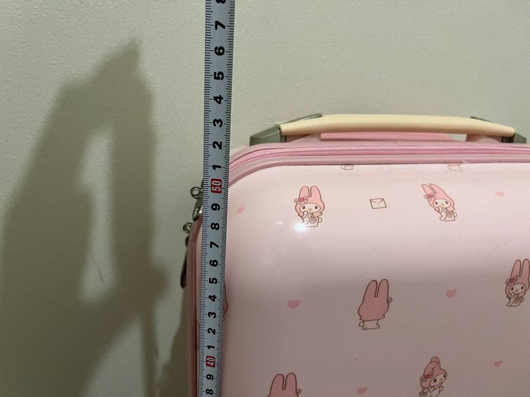 美品 マイメロディ ピンク キャリーケース