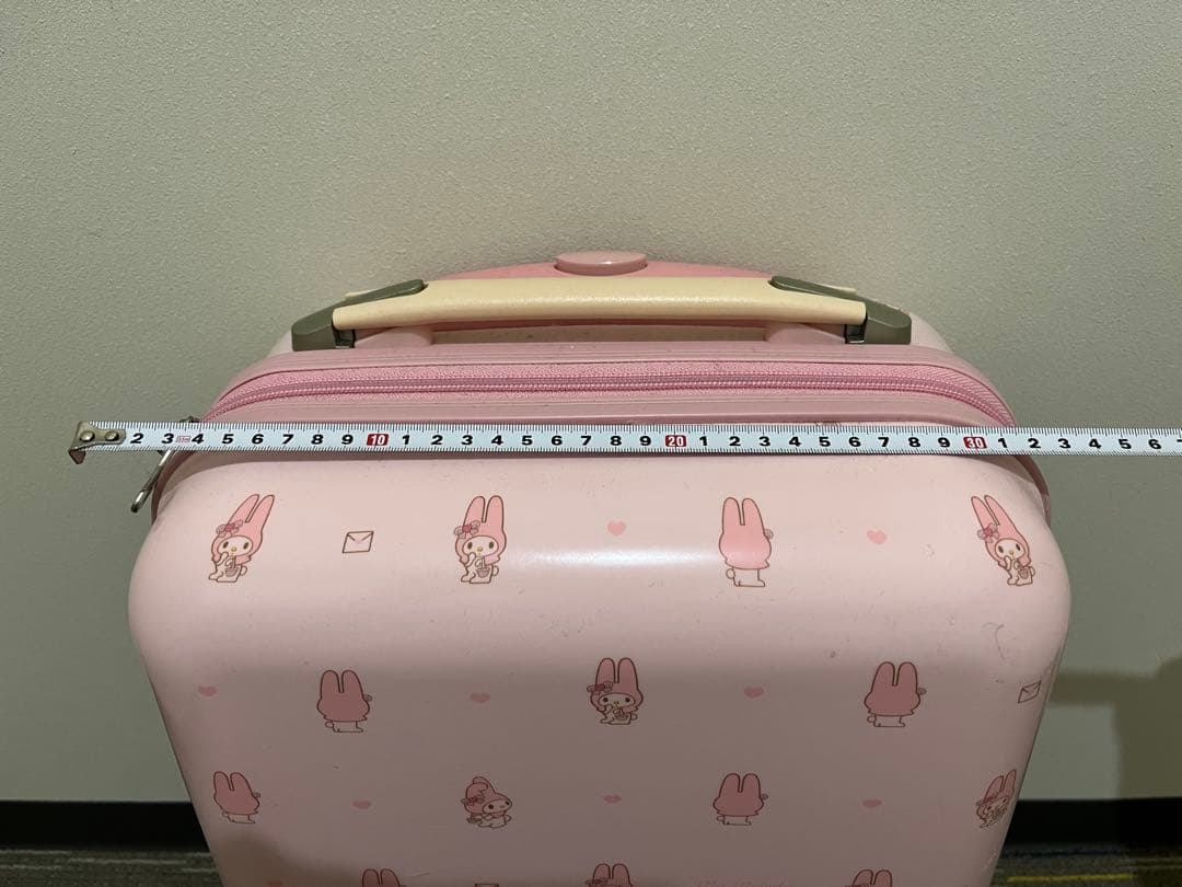 美品 マイメロディ ピンク キャリーケース