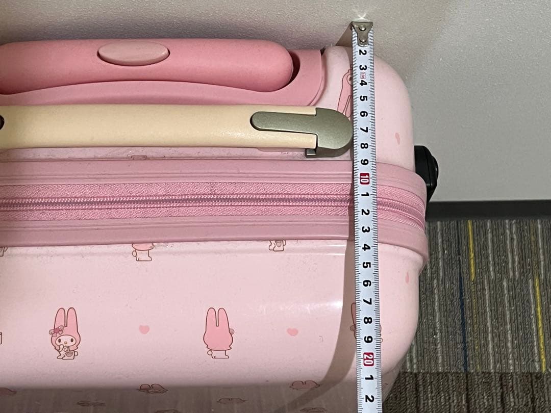 美品 マイメロディ ピンク キャリーケース