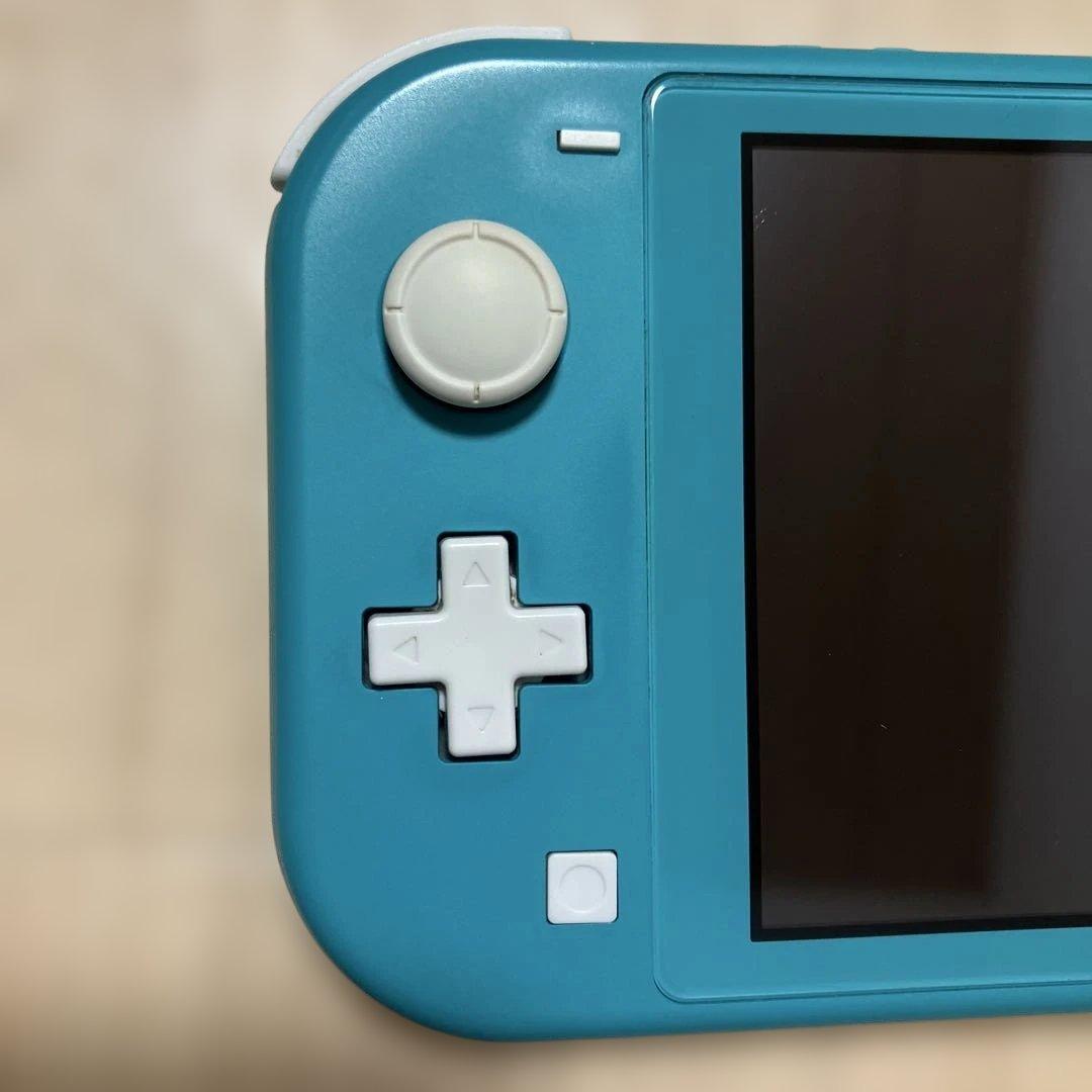 ニンテンドースイッチライト　ターコイズ　美品　充電器箱付き