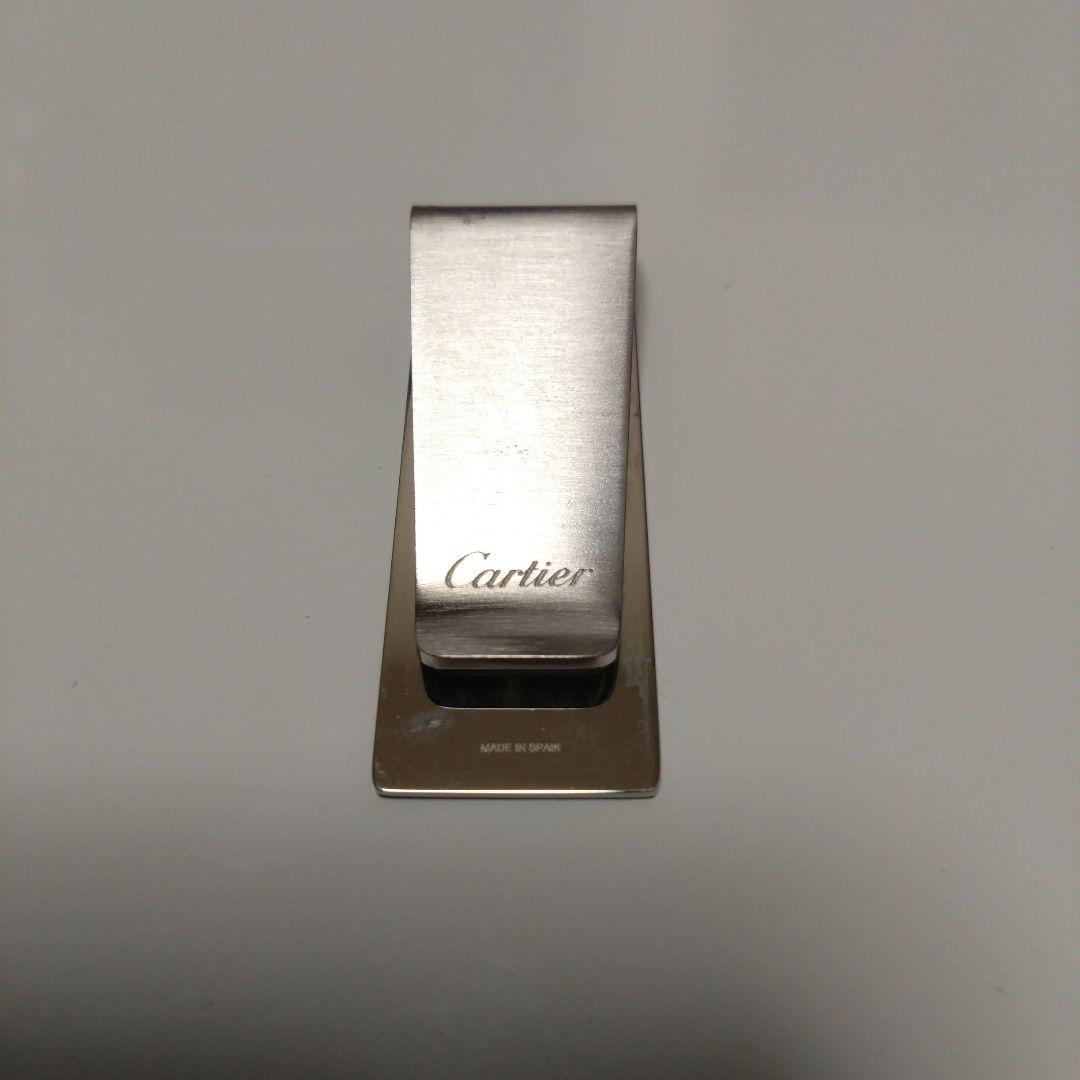 Cartier ステンレススチール マネークリップ 箱付き　カルティエ