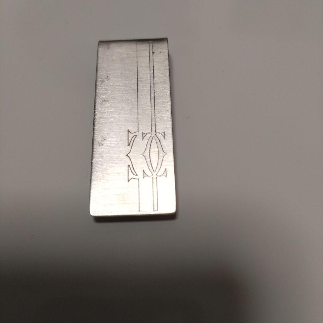 Cartier ステンレススチール マネークリップ 箱付き　カルティエ