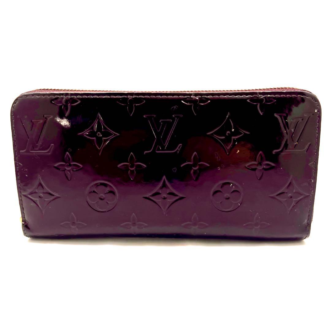 はる ルイヴィトン アマラント ジッピーウォレット ヴェルニ モノグラム