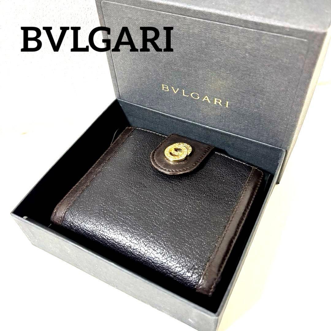✨美品✨BVLGARI ブルガリ 折財布　グレインレザー　ゼロワン　シリアルあり