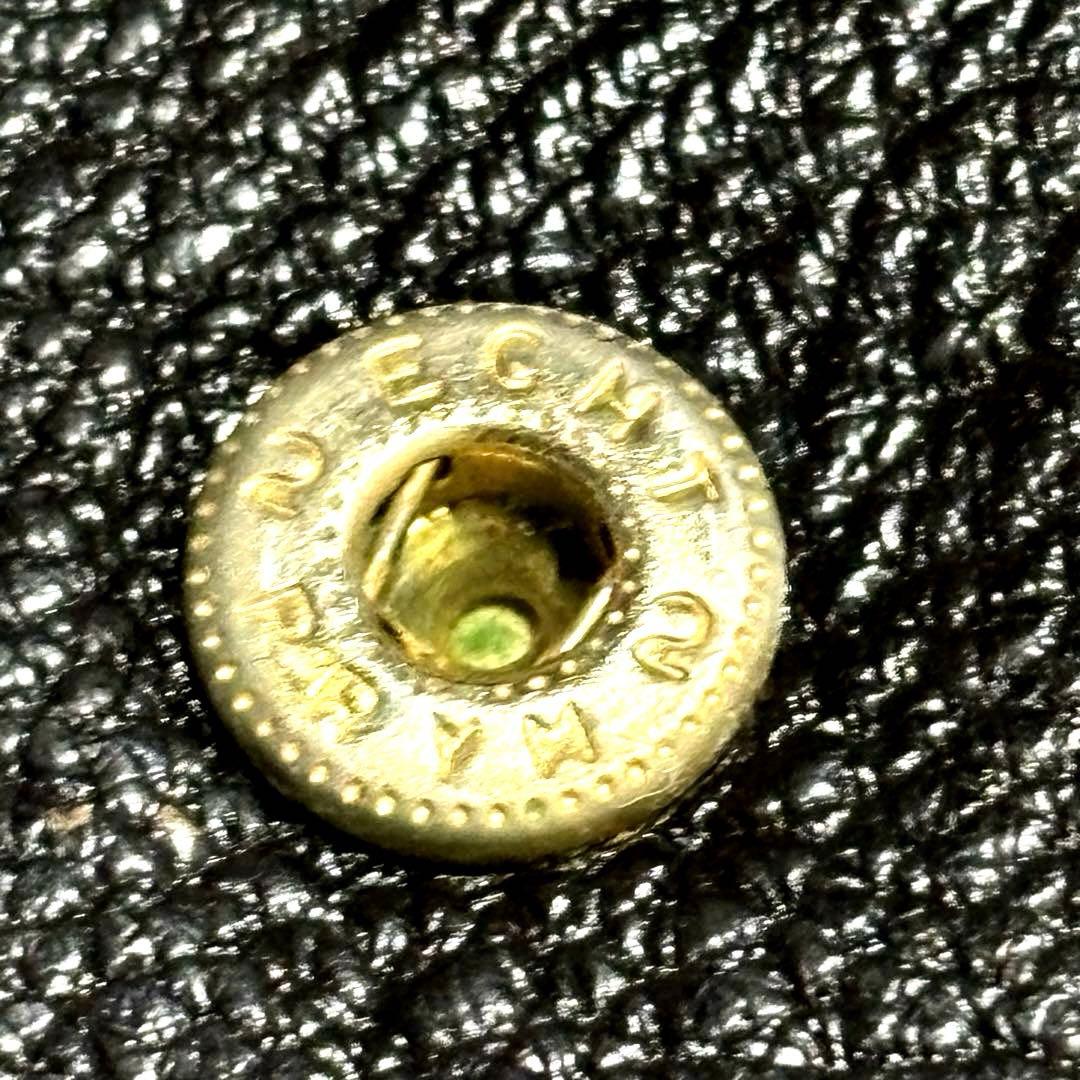 ✨美品✨BVLGARI ブルガリ 折財布　グレインレザー　ゼロワン　シリアルあり