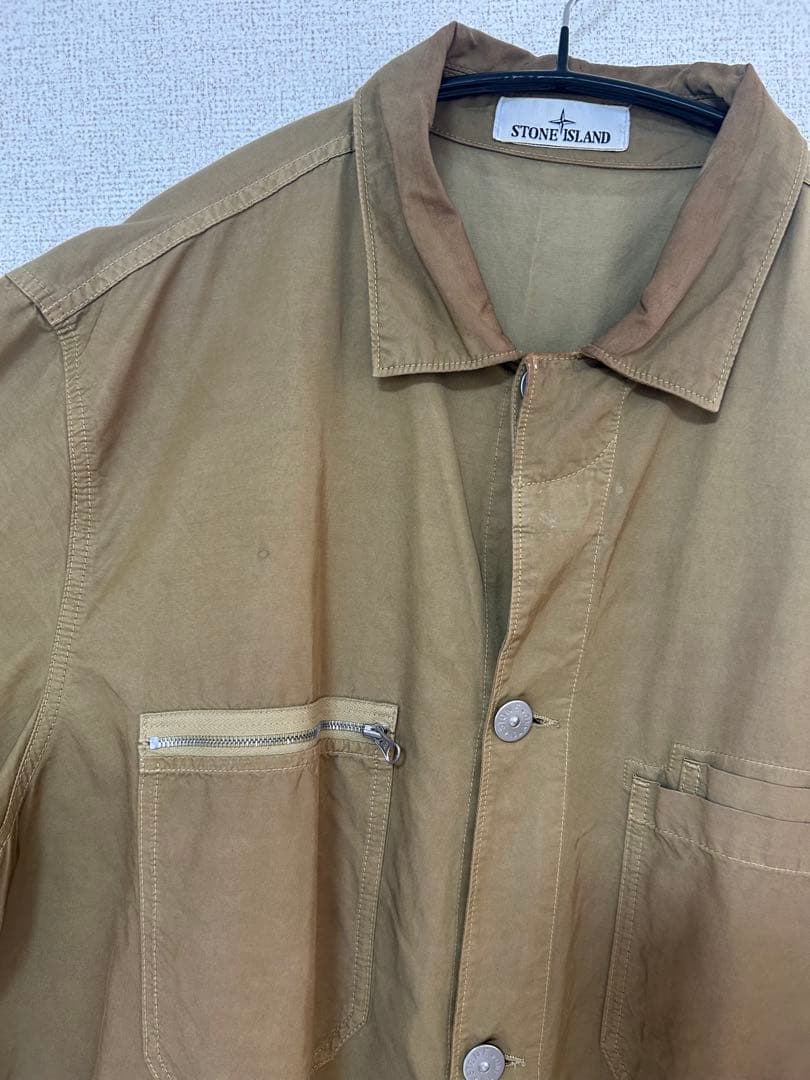 STONE  カーキ ミリタリージャケット 半袖