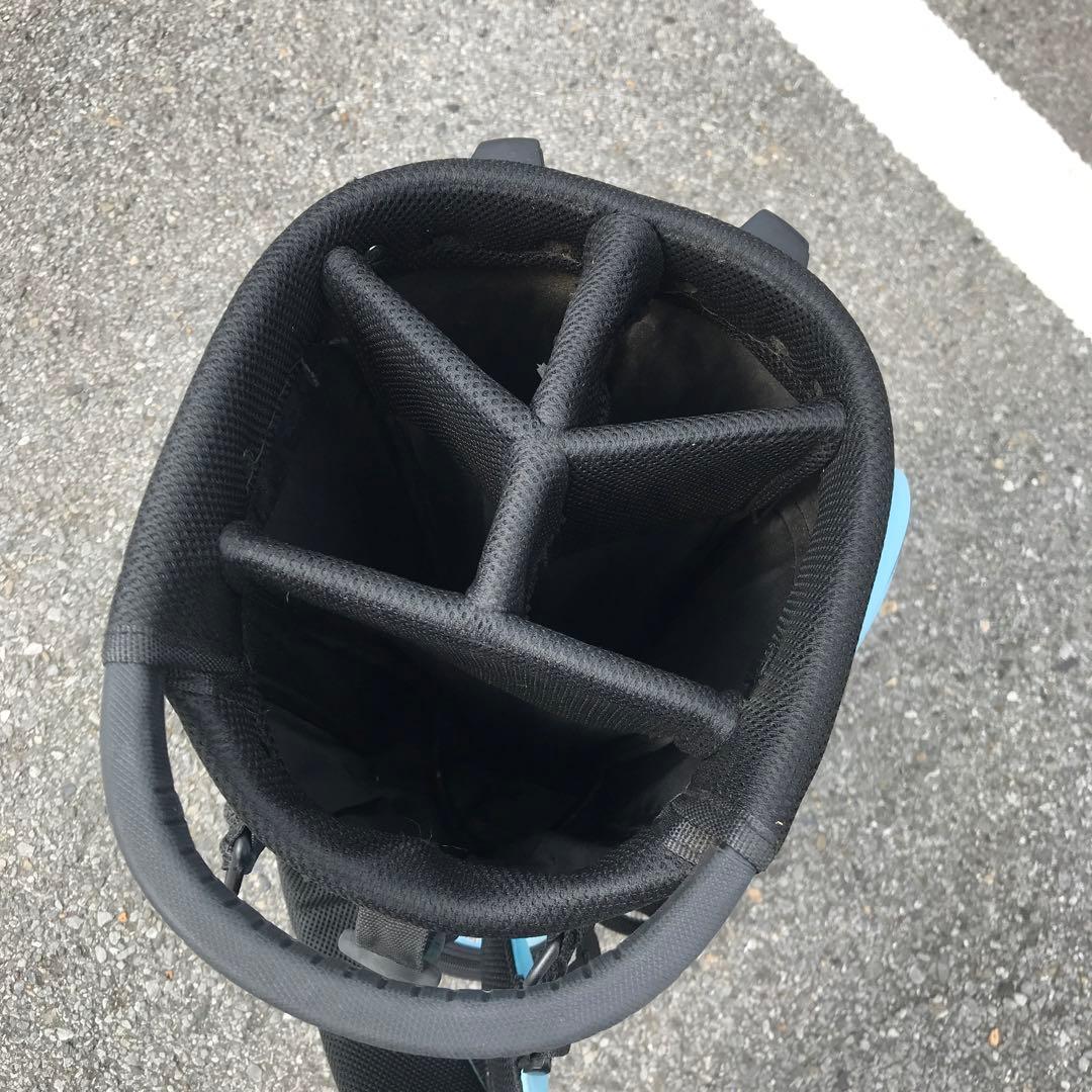 キャディバッグ　スタンド式　ブルーティー