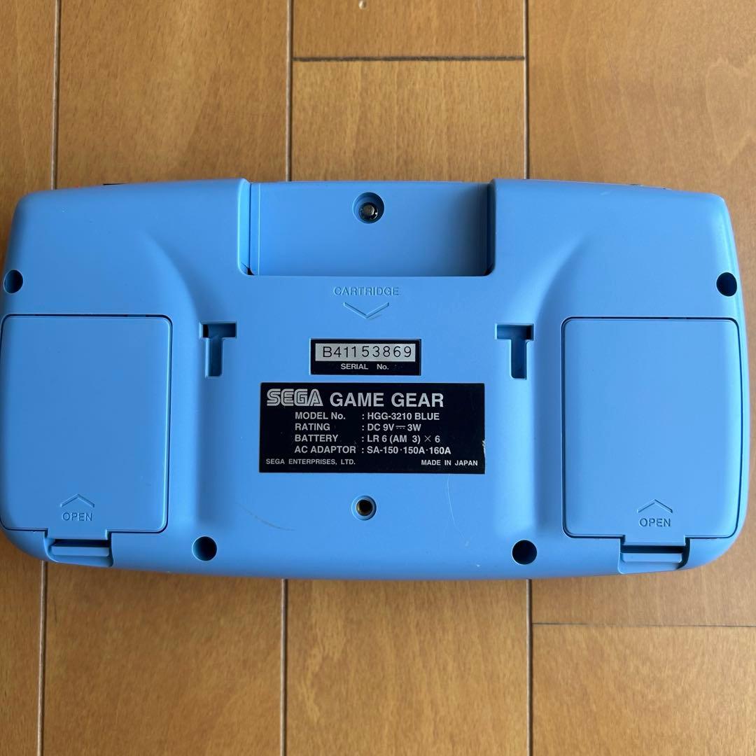ゲームギア 本体　ブルー　ジャンク品