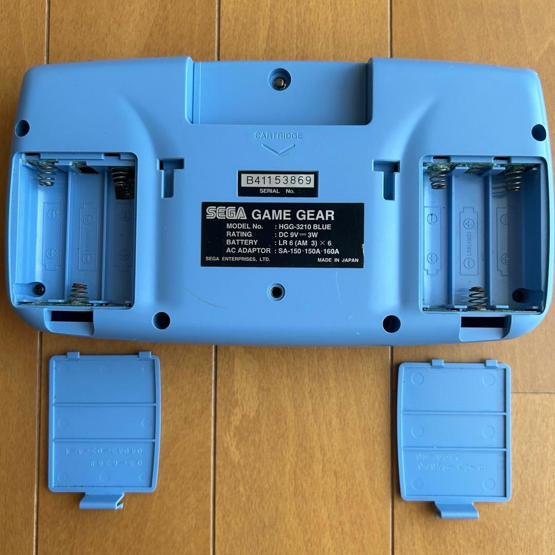 ゲームギア 本体　ブルー　ジャンク品