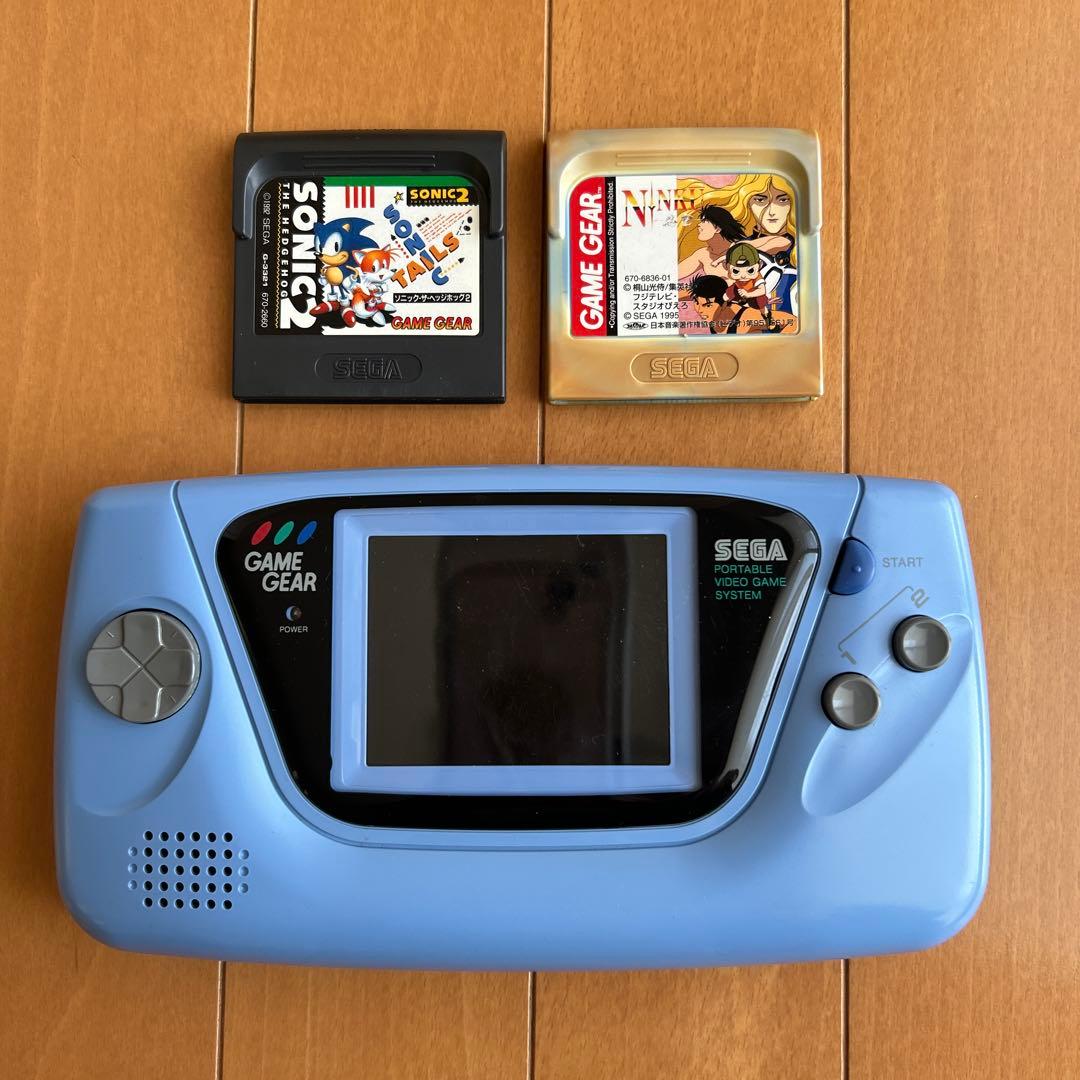 ゲームギア 本体　ブルー　ジャンク品