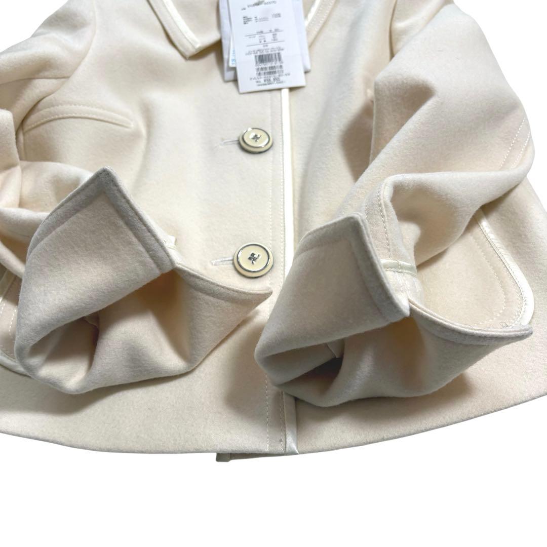 新品☆クレージュ☆ウールジャケット オフホワイト フォーマル オケージョン M