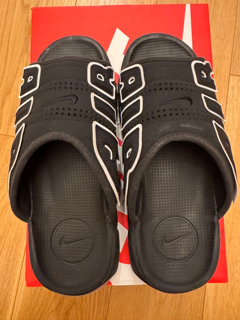 エア モア アップテンポ スライド ブラック26cm モアテン