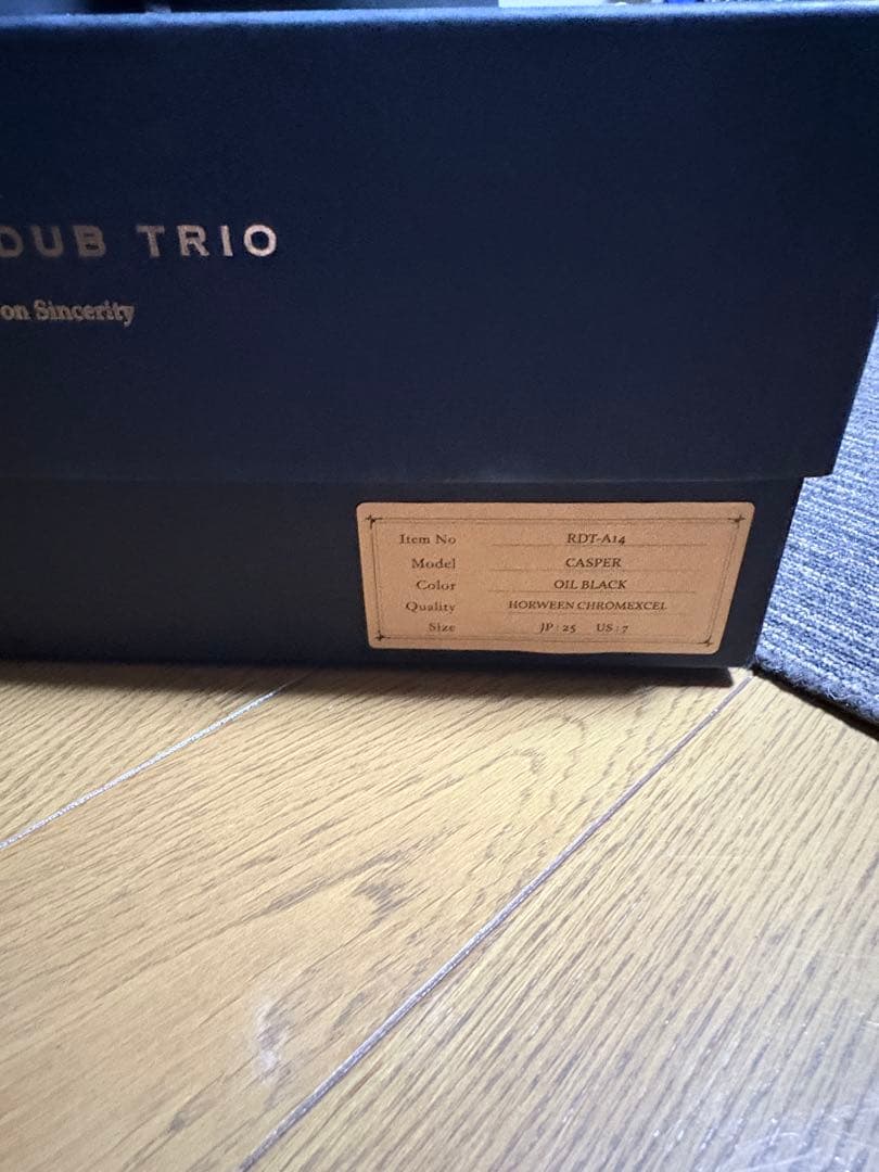 ローリングダブトリオ RDT キャスパー 黒 US7 美品