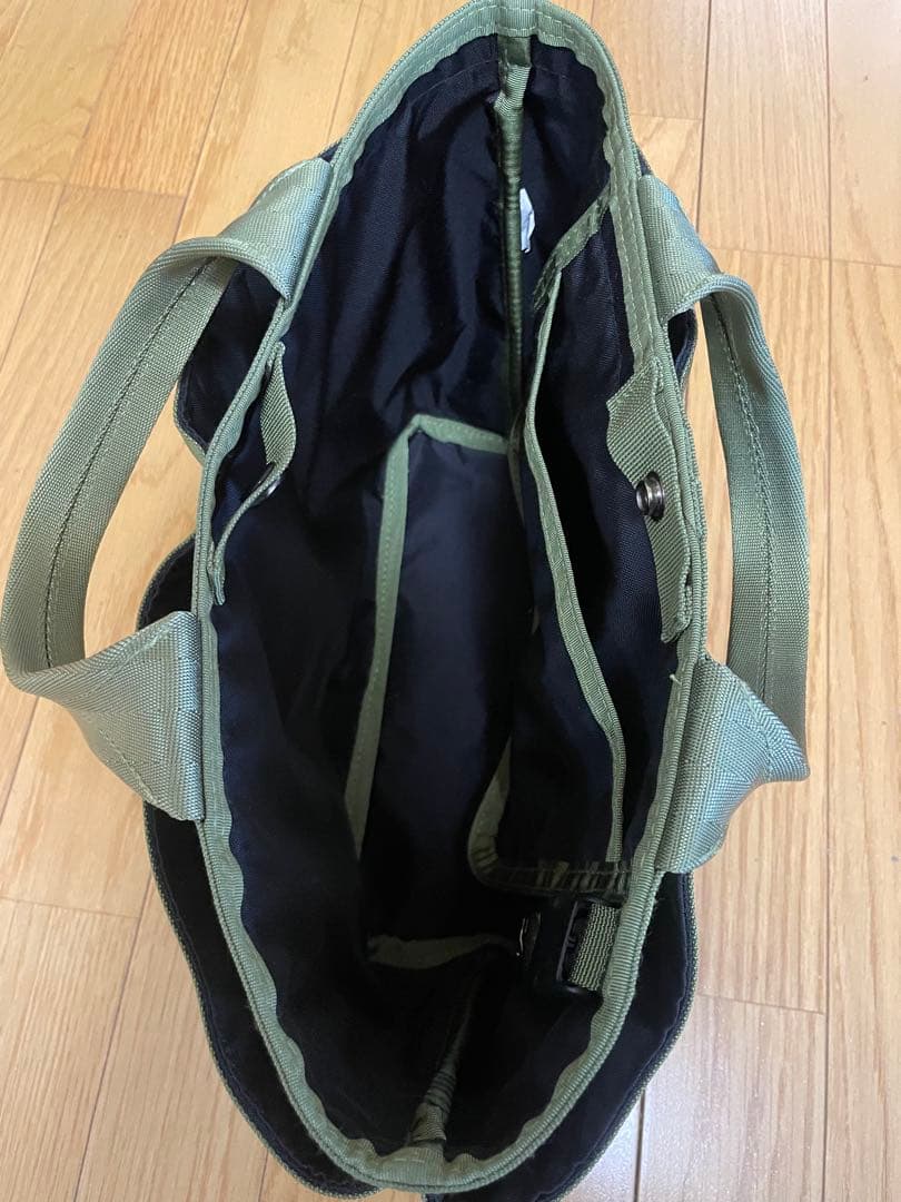 BRIEFING 中型カートバッグ ブラック/カーキ