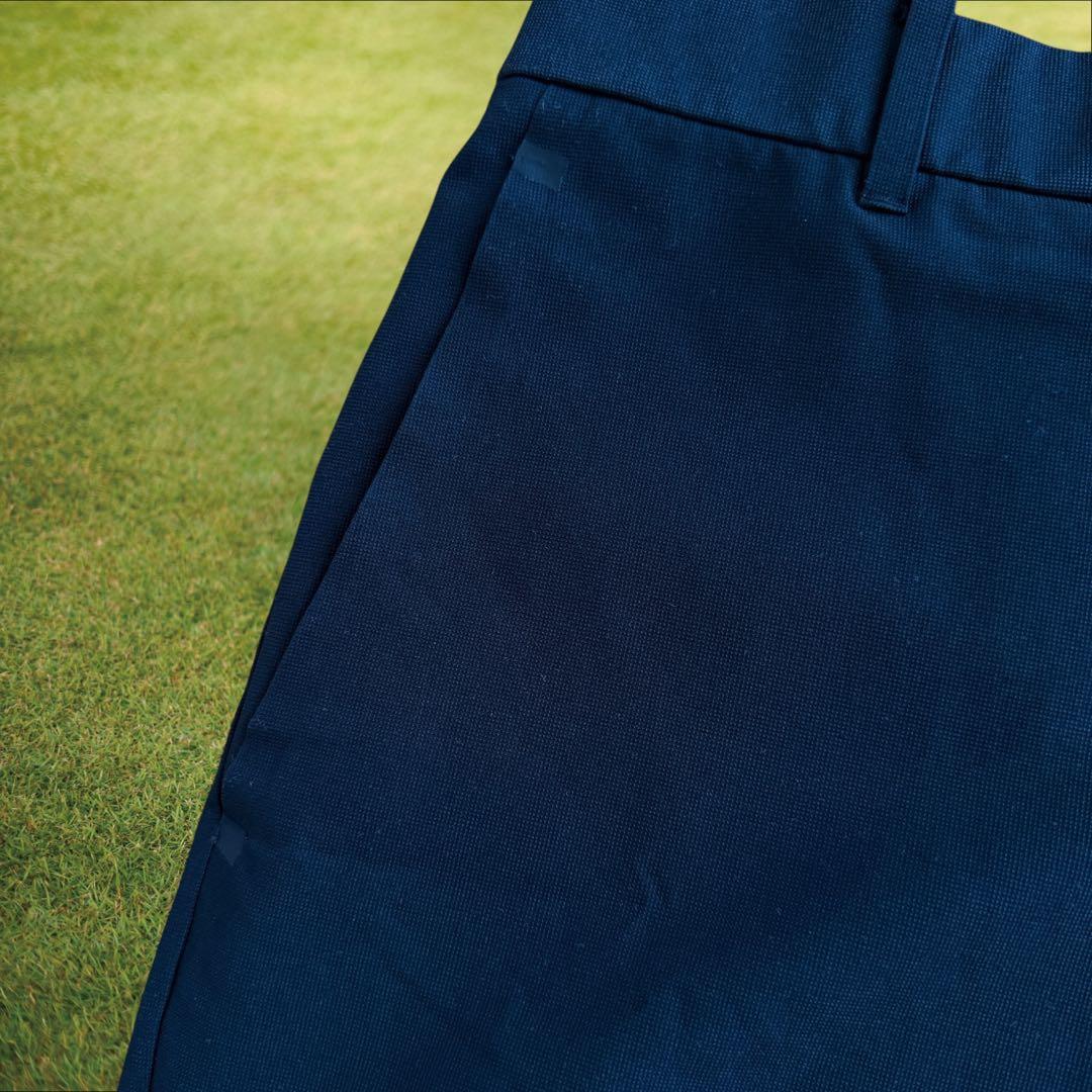 パーリーゲイツ　PGG ハーフパンツ　短パン　5 L〜XL相当 紺　ネイビー　白