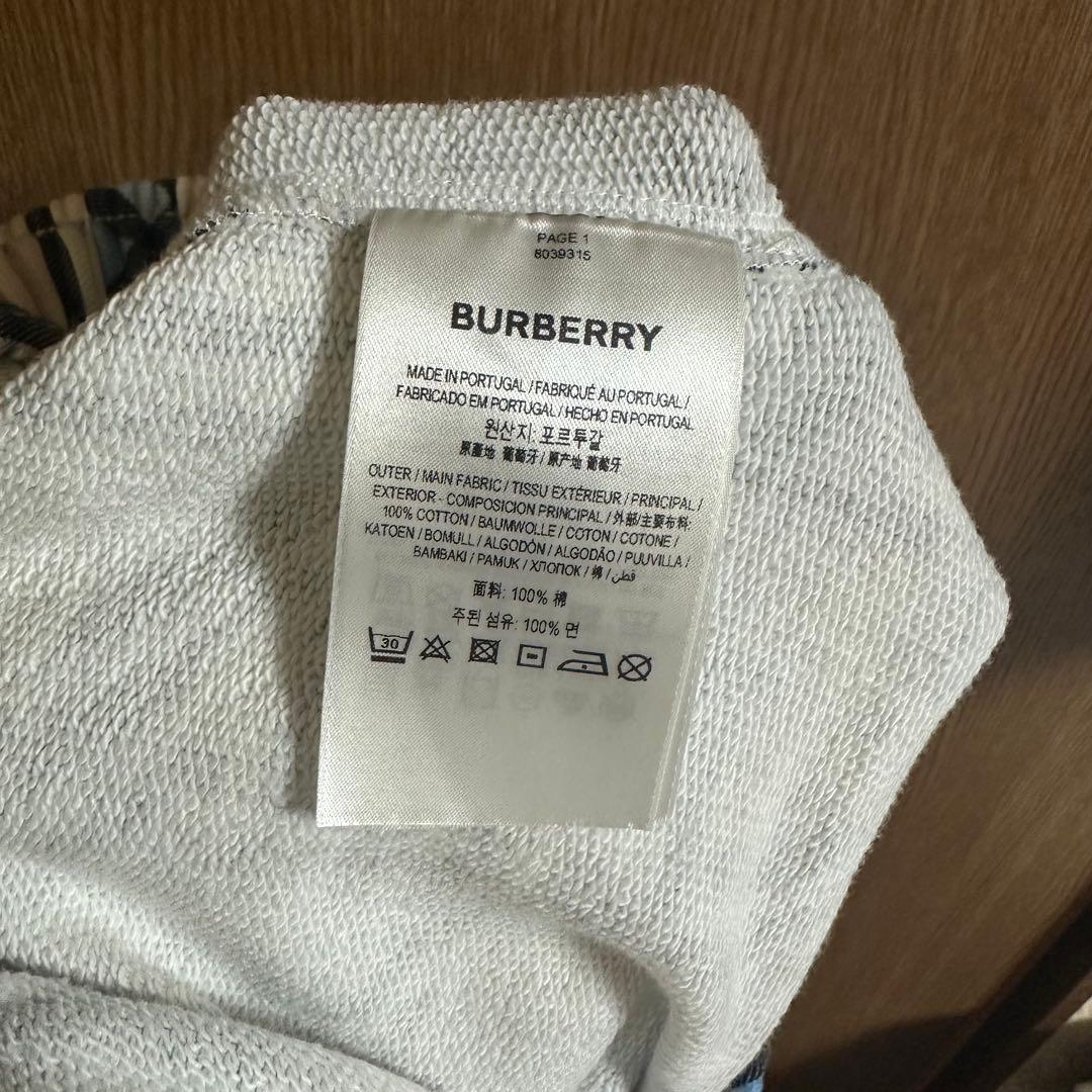 BURBERRY チェック柄ショートパンツ M〜Lサイズ相当　XS ハーフパンツ