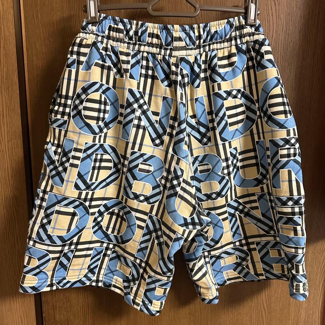BURBERRY チェック柄ショートパンツ M〜Lサイズ相当　XS ハーフパンツ