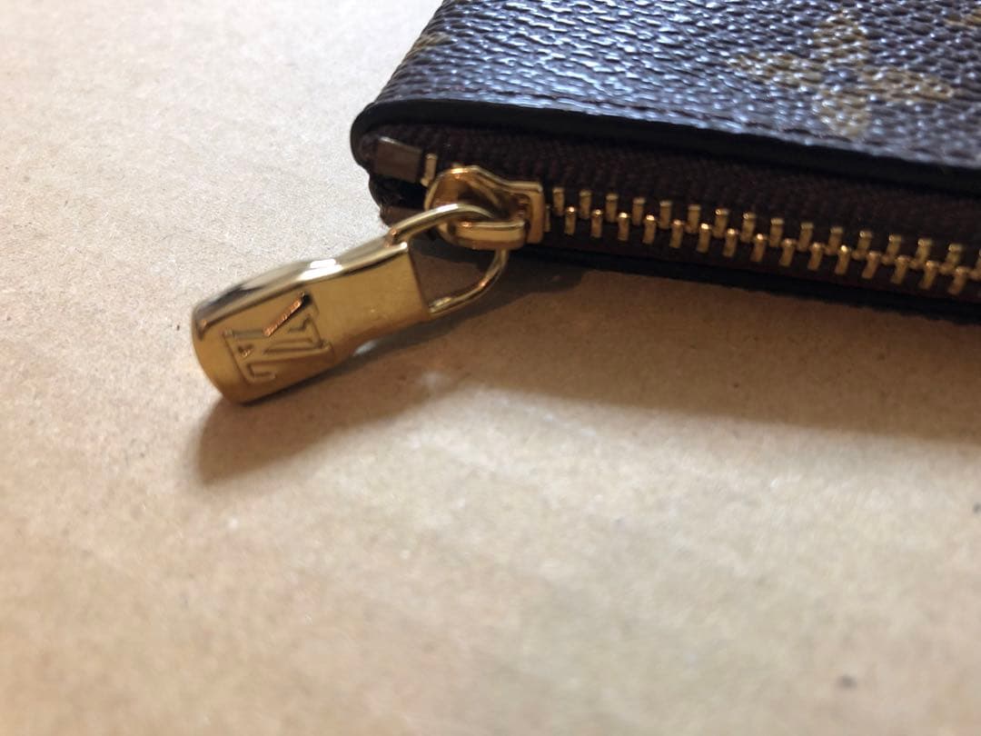 LOUIS VUITTON ヴィトン モノグラム ポシェットクレ ポーター 正規