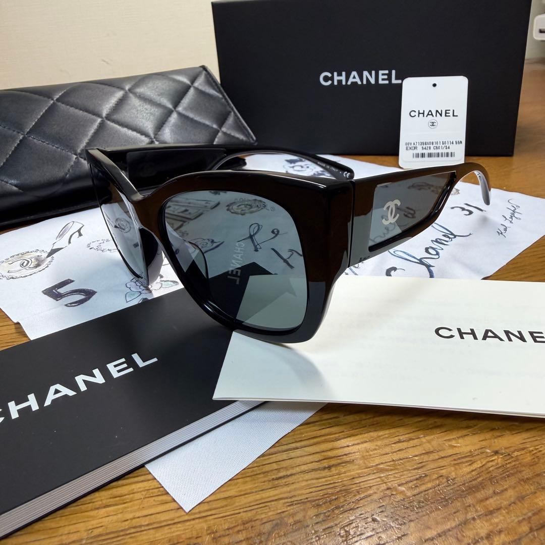 【美品】CHANEL butterfly sungrass バタフライサングラス