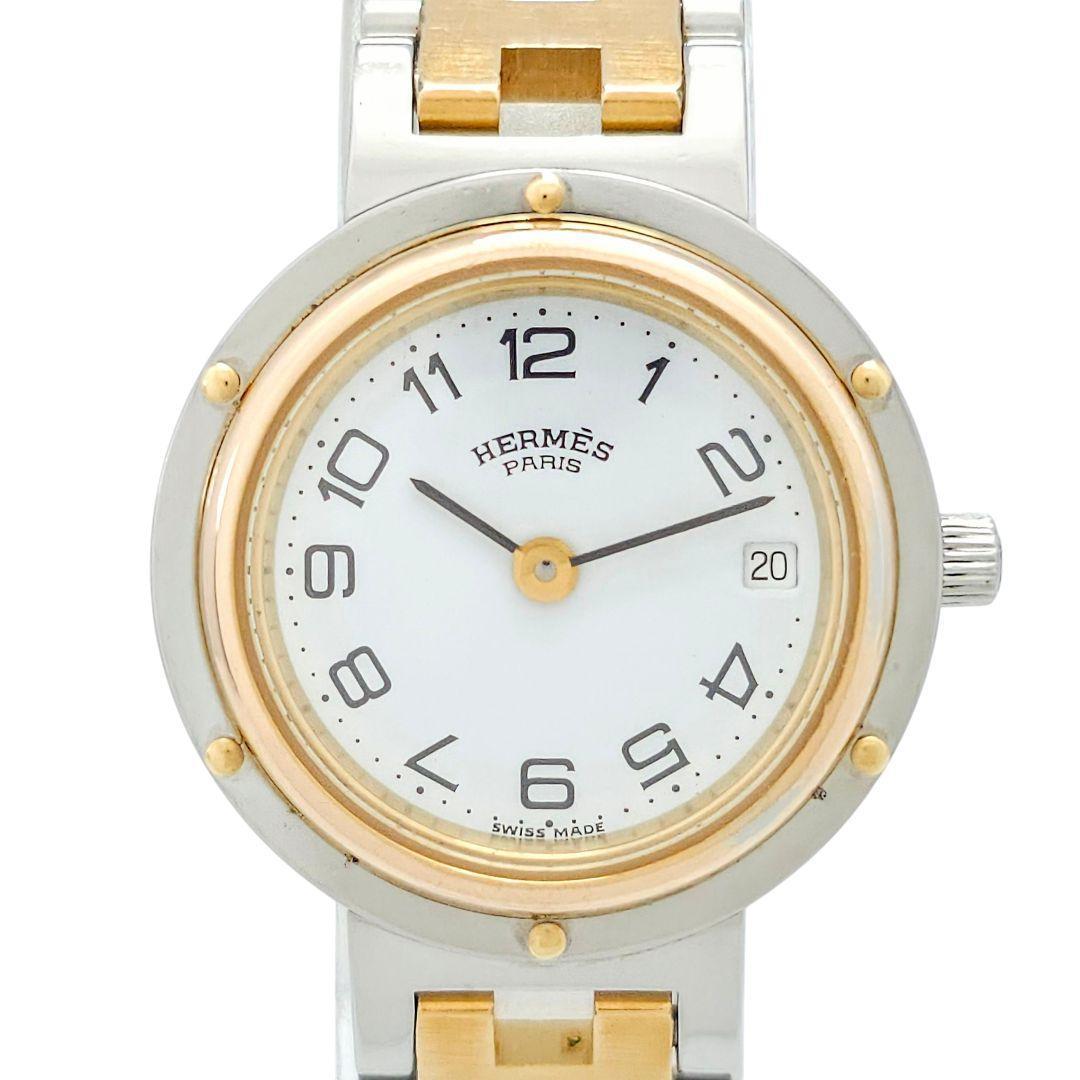 ✨新品電池✨HERMES エルメス クリッパー Hベルト レディース 腕時計