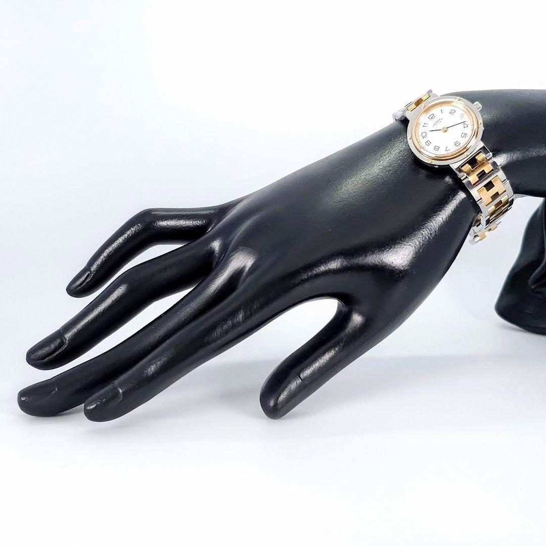 ✨新品電池✨HERMES エルメス クリッパー Hベルト レディース 腕時計