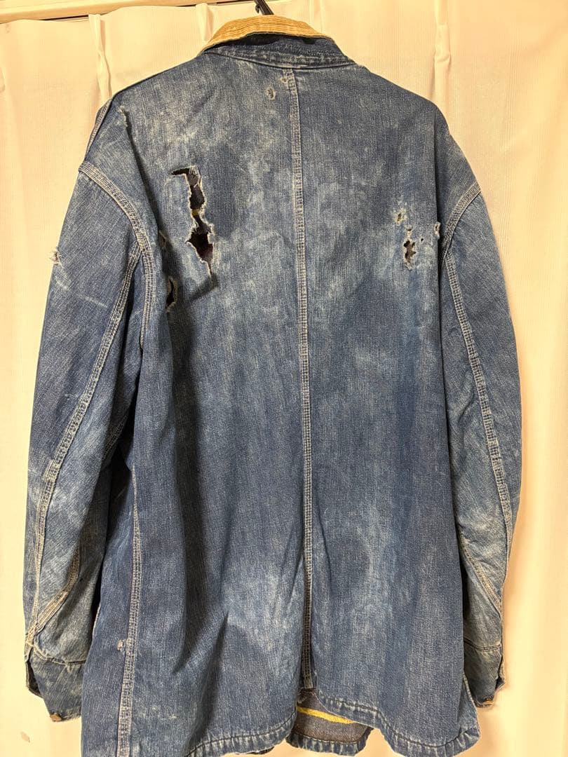 50s〜60s Lee カバーオール UNION MADE ダメージ フェード