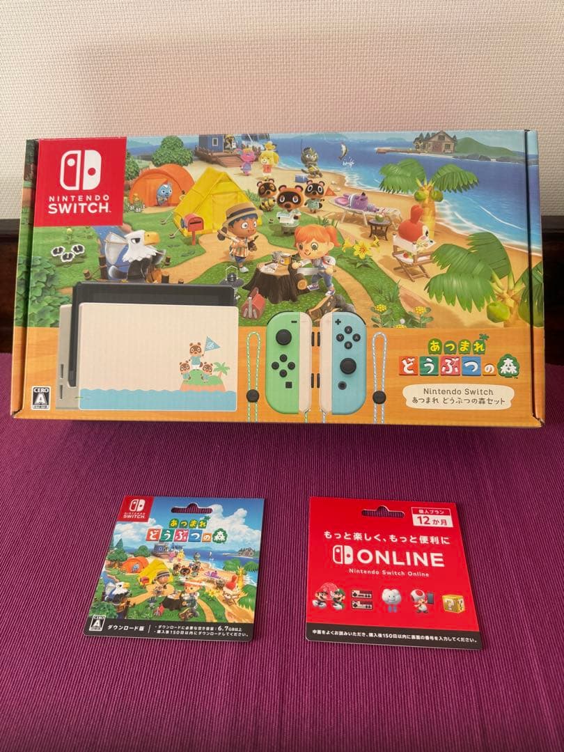 Nintendo Switch (どうぶつの森エディション) + ゲーム