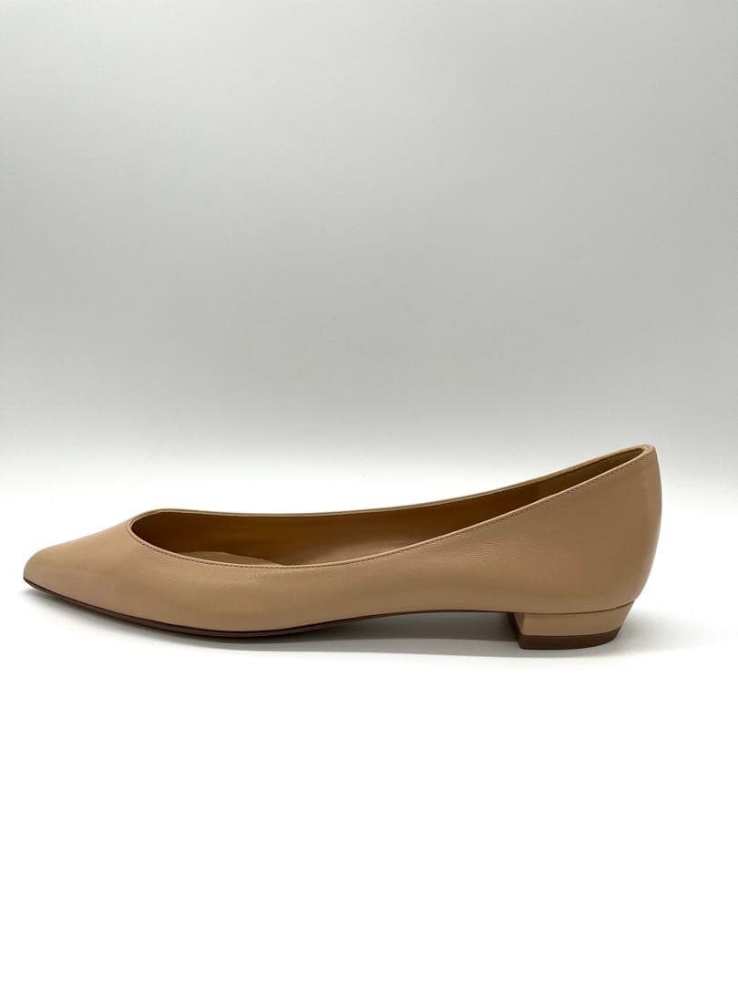 【新品未使用】Francesco Russo フラット ベージュ 36 1/2